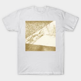 Golden jazz marble T-Shirt